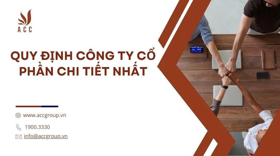 Quy định công ty cổ phần