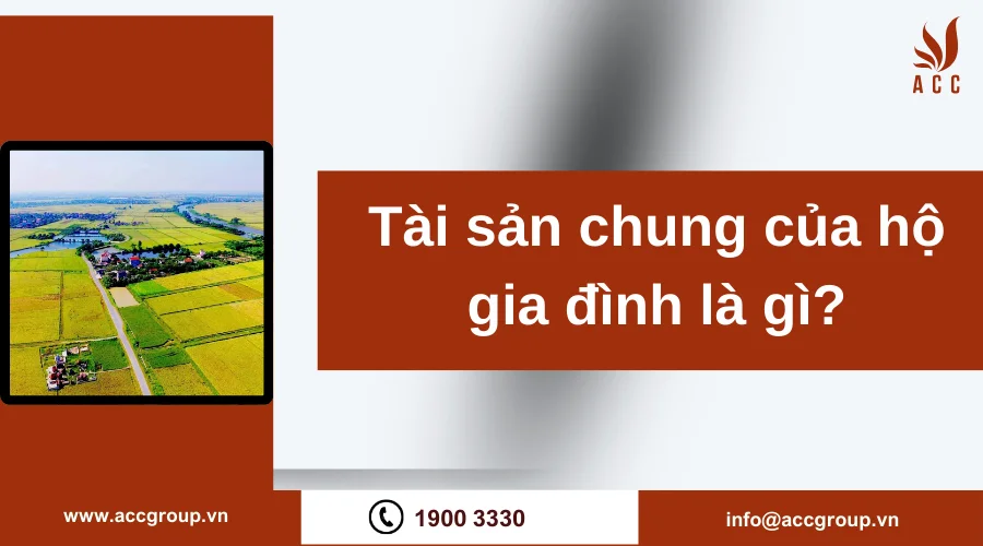 Tài sản chung của hộ gia đình là gì?