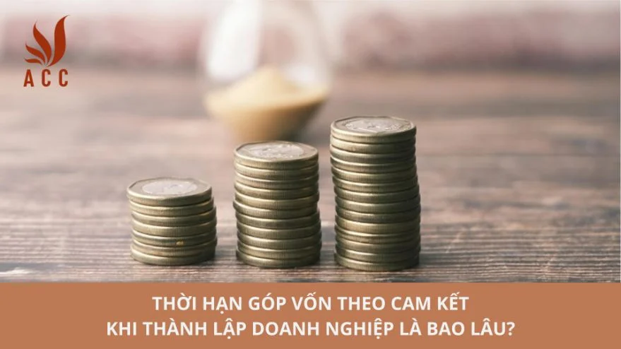 Thời hạn góp vốn theo cam kết khi thành lập doanh nghiệp là bao lâu?