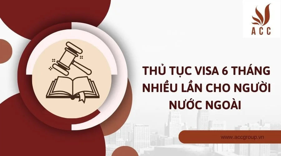 Thủ tục visa 6 tháng nhiều lần cho người nước ngoài