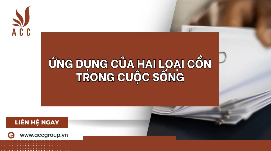 Ứng dụng của hai loại cồn trong cuộc sống