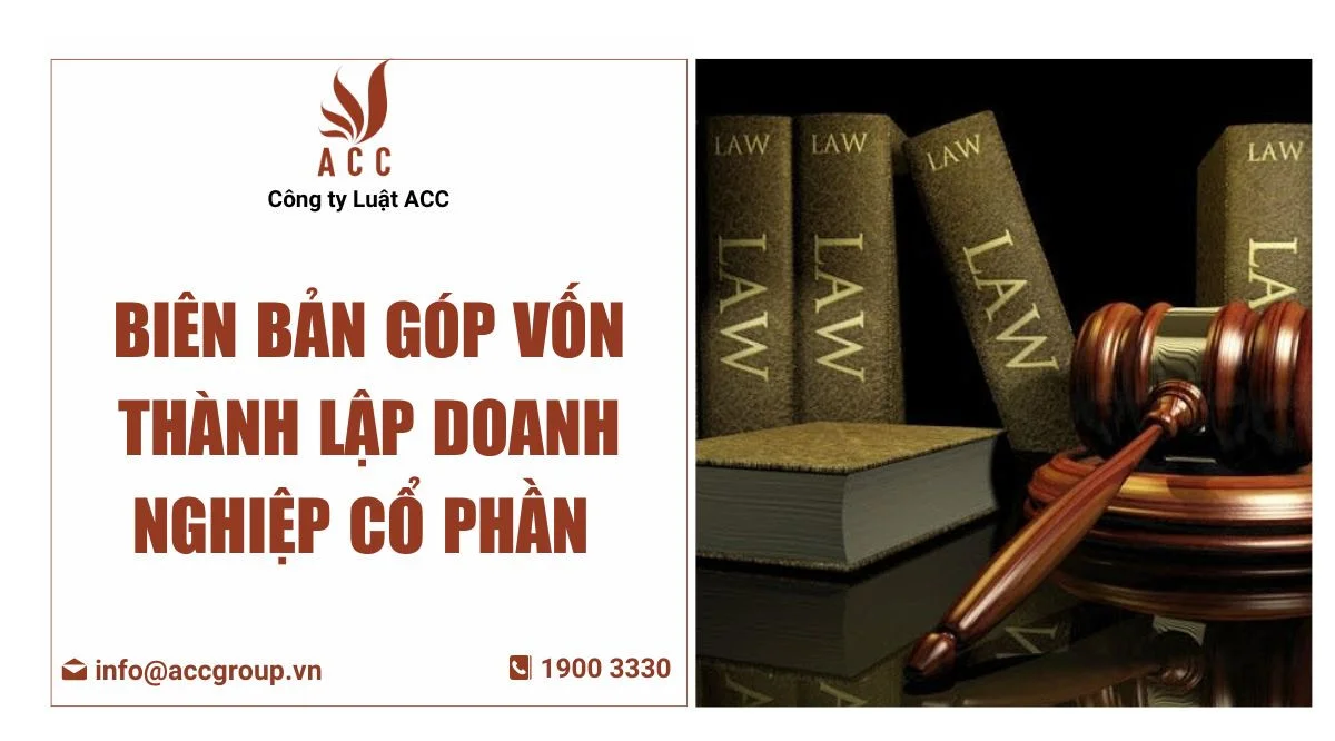 Biên bản góp vốn thành lập doanh nghiệp cổ phần 
