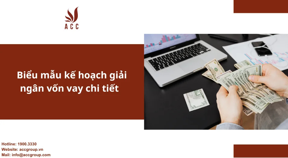 Biểu mẫu kế hoạch giải ngân vốn vay chi tiết