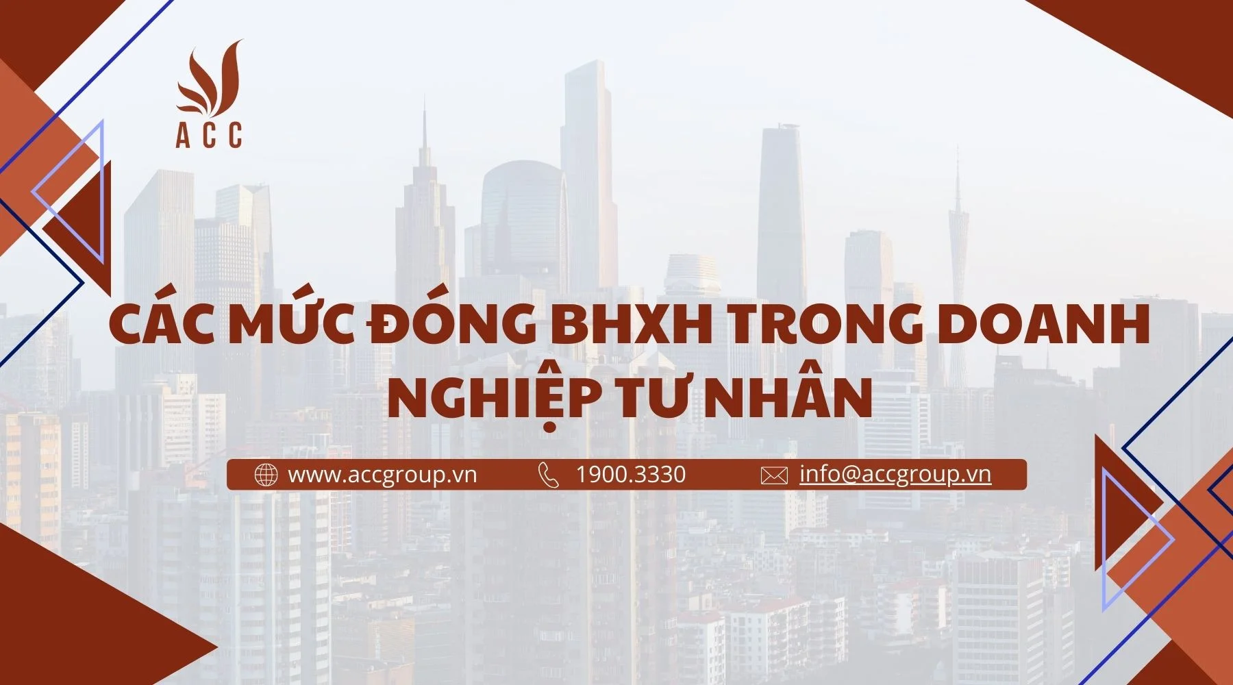 Các mức đóng BHXH trong doanh nghiệp tư nhân