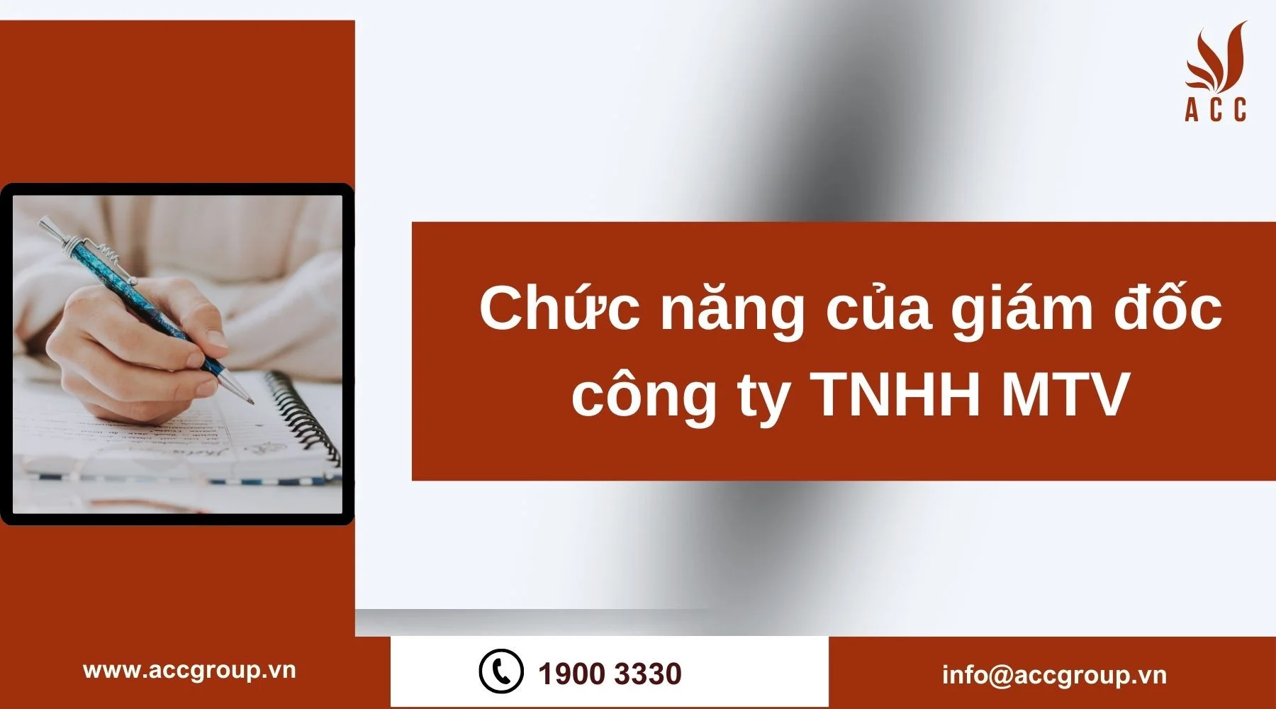 Chức năng của giám đốc công ty TNHH MTV
