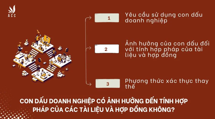 Con dấu doanh nghiệp có ảnh hưởng đến tính hợp pháp của các tài liệu và hợp đồng không?