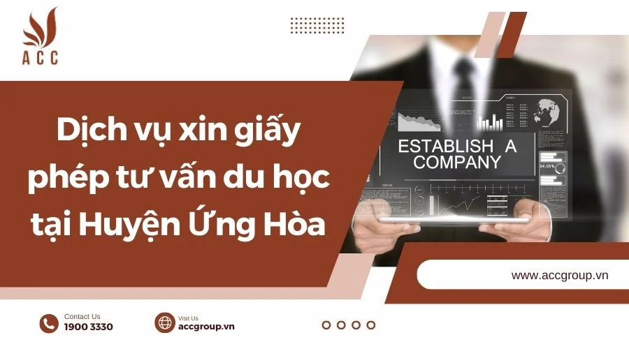 Dịch vụ xin giấy phép tư vấn du học tại Huyện Ứng Hòa