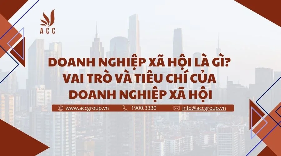 Doanh nghiệp xã hội là gì? Vai trò và tiêu chí của doanh nghiệp xã hội