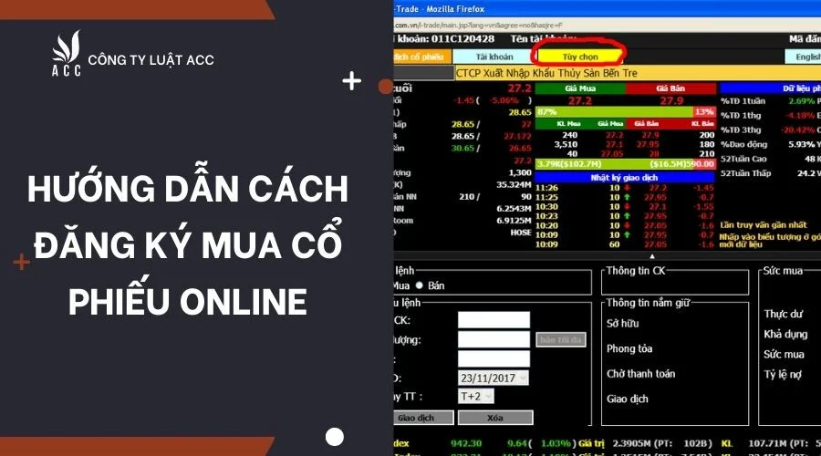 Hướng dẫn cách đăng ký mua cổ phiếu online