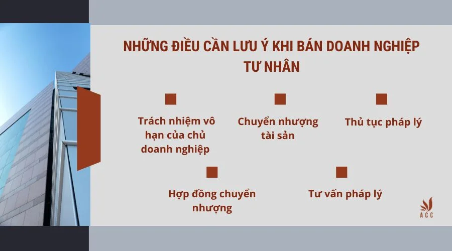 Những điều cần lưu ý khi bán doanh nghiệp tư nhân