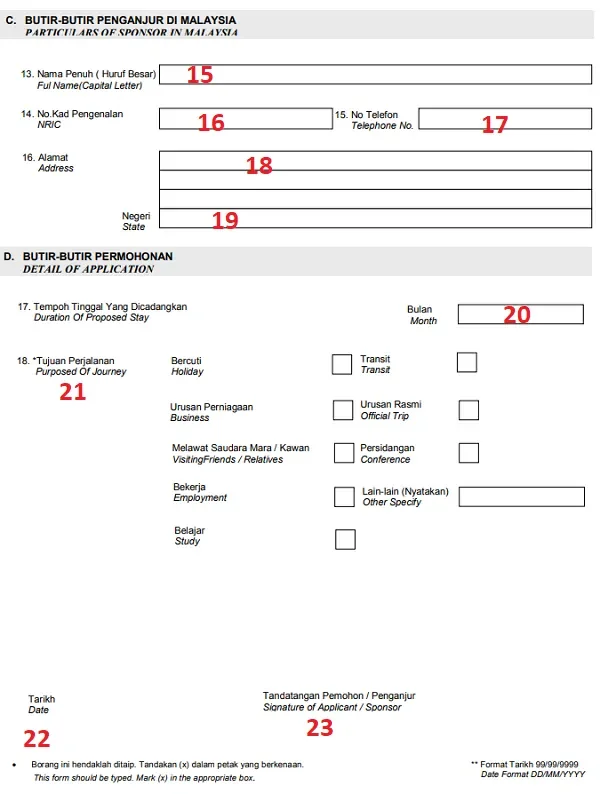 phan-cde-form-visa-malaysia