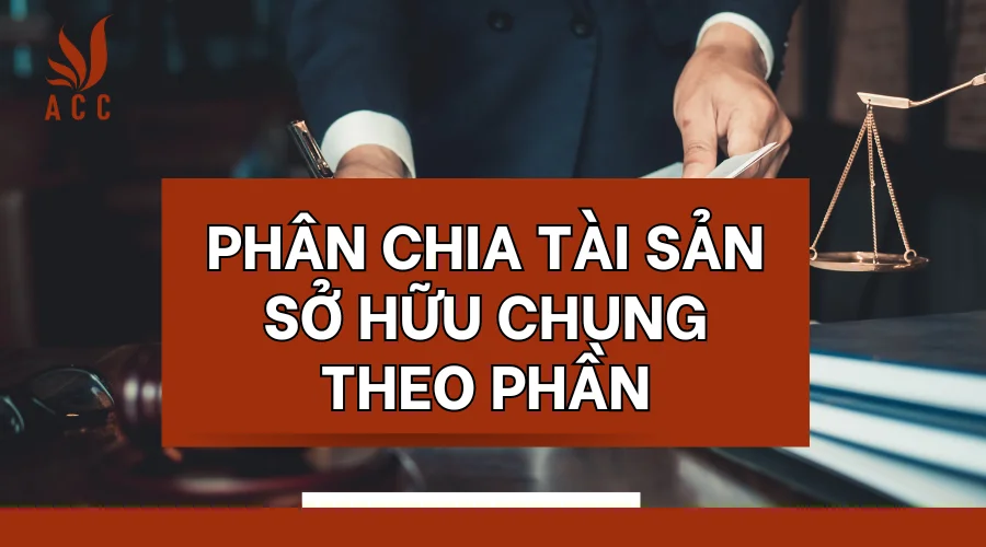 Phân chia tài sản sở hữu chung theo phần