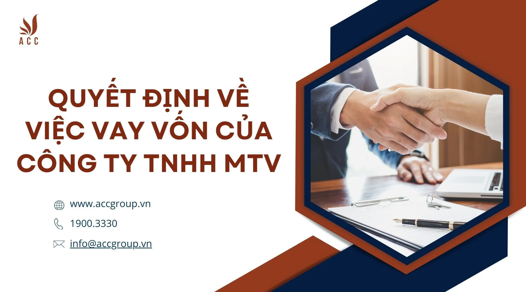 Quyết định về việc vay vốn của công ty TNHH MTV