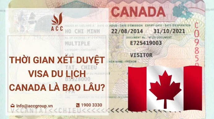 Thời gian xét duyệt visa du lịch Canada là bao lâu?