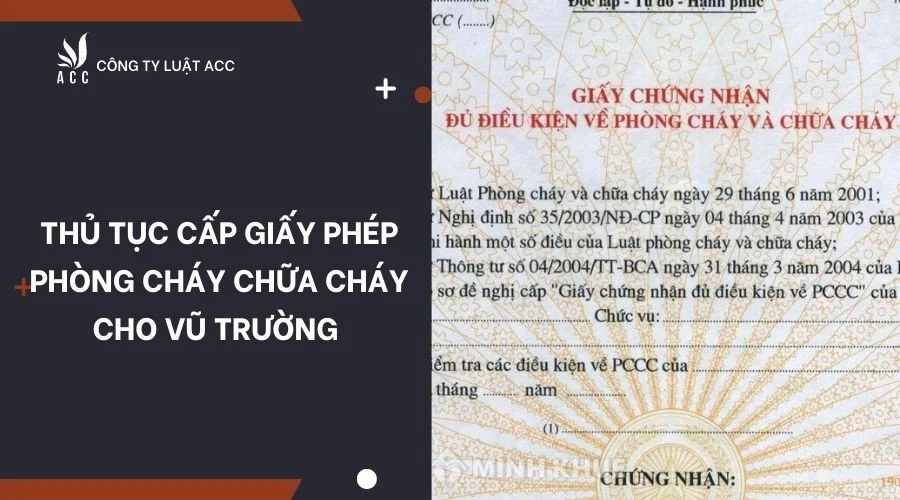 Thủ tục cấp giấy phép phòng cháy chữa cháy cho vũ trường