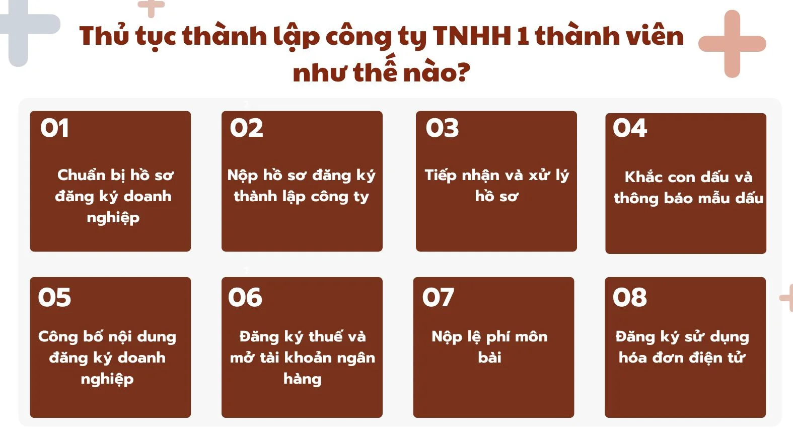 Thủ tục thành lập công ty TNHH 1 thành viên như thế nào?