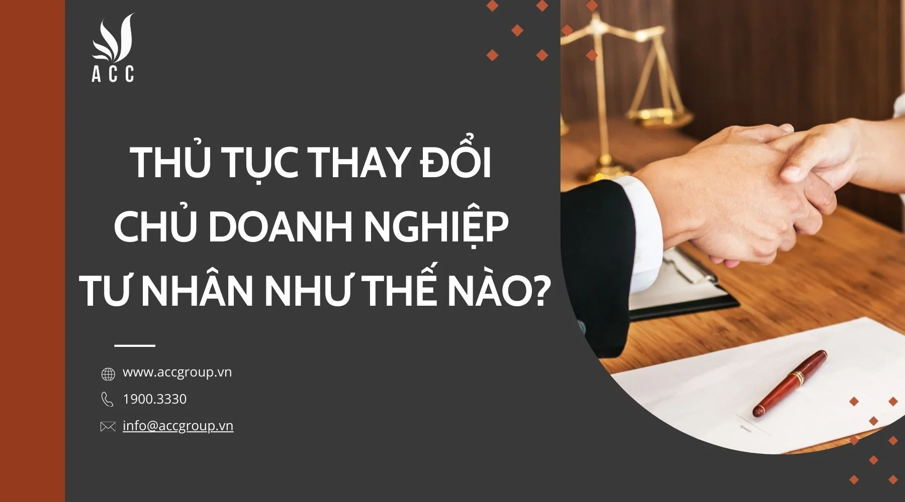 Thủ tục thay đổi chủ doanh nghiệp tư nhân như thế nào?