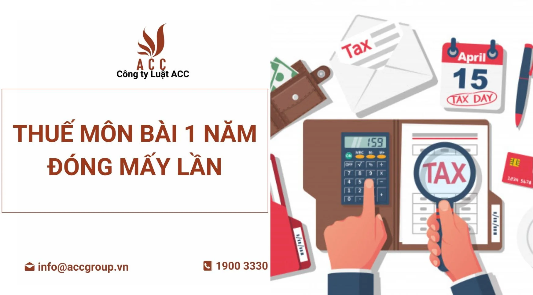 Thuế môn bài 1 năm đóng mấy lần?