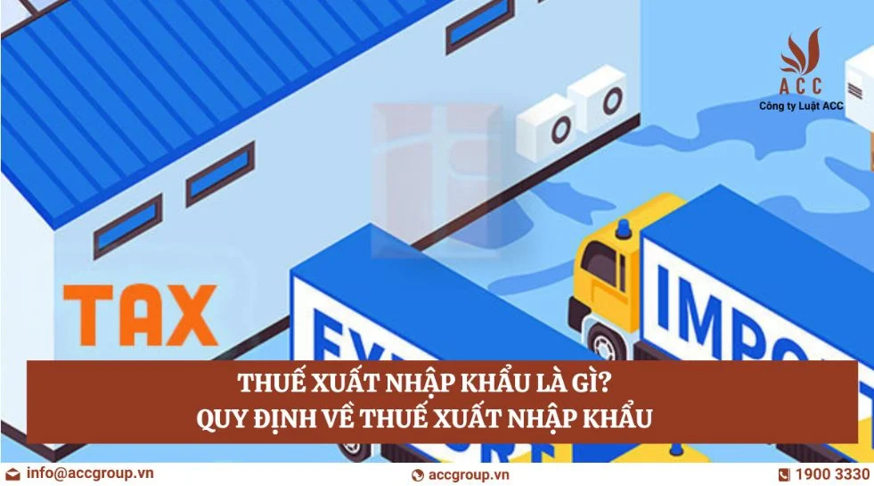 Thuế xuất nhập khẩu là gì? Quy định về thuế xuất nhập khẩu