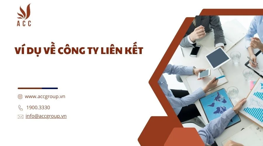 Ví dụ về công ty liên kết