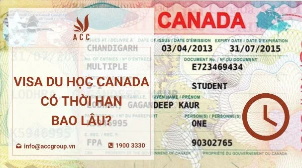 Visa du học Canada có thời hạn bao lâu?