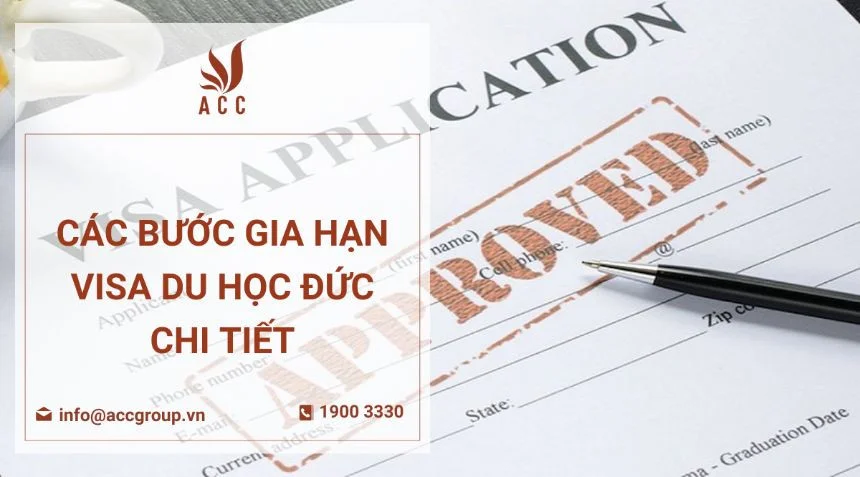 Các bước gia hạn visa du học Đức chi tiết