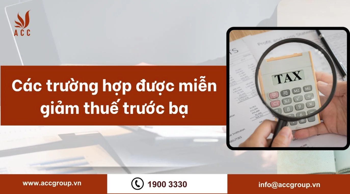 Các trường hợp được miễn giảm thuế trước bạ