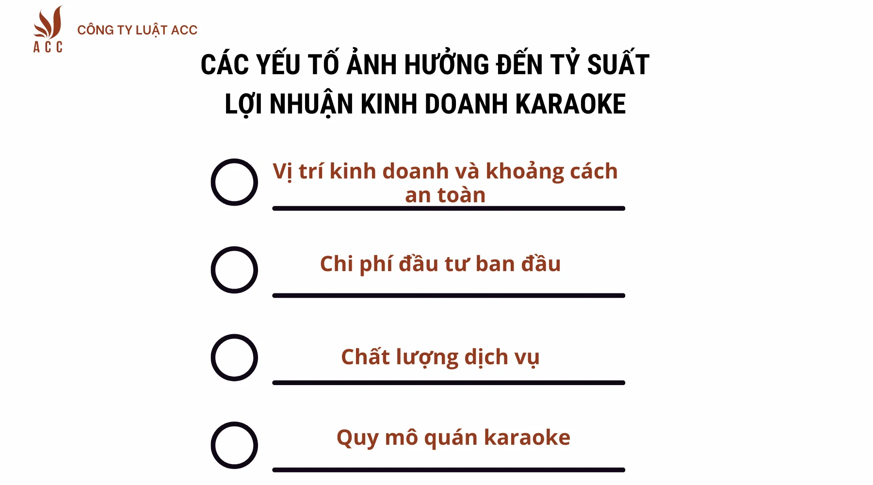 Các yếu tố ảnh hưởng đến tỷ suất lợi nhuận kinh doanh karaoke