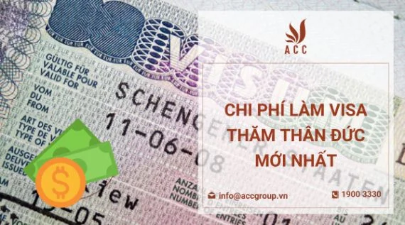 Chi phí làm visa thăm thân Đức mới nhất