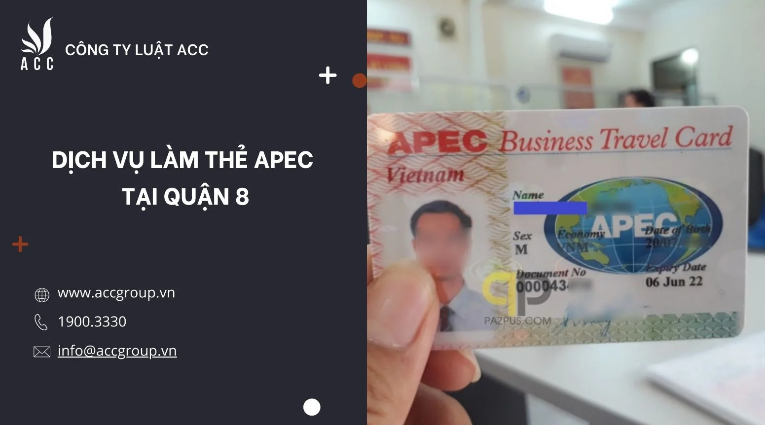 Dịch vụ làm thẻ APEC  tại quận 8