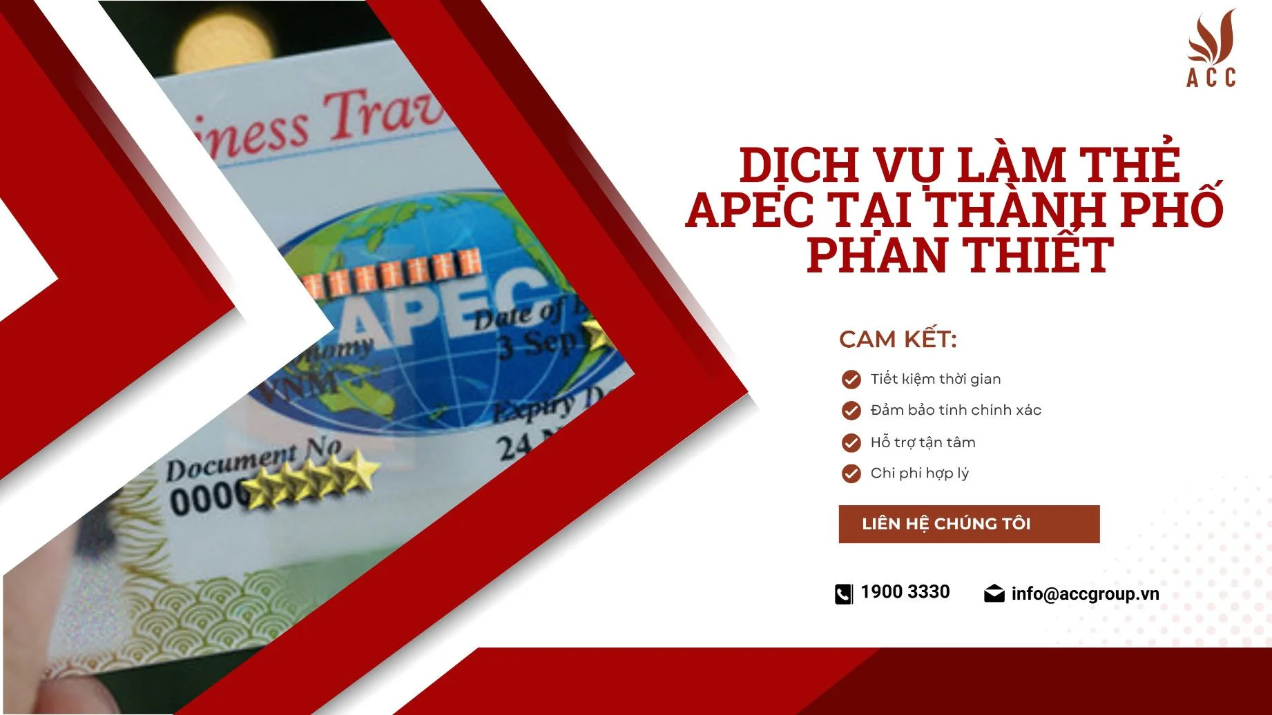Dịch vụ làm thẻ APEC tại thành phố  Phan Thiết