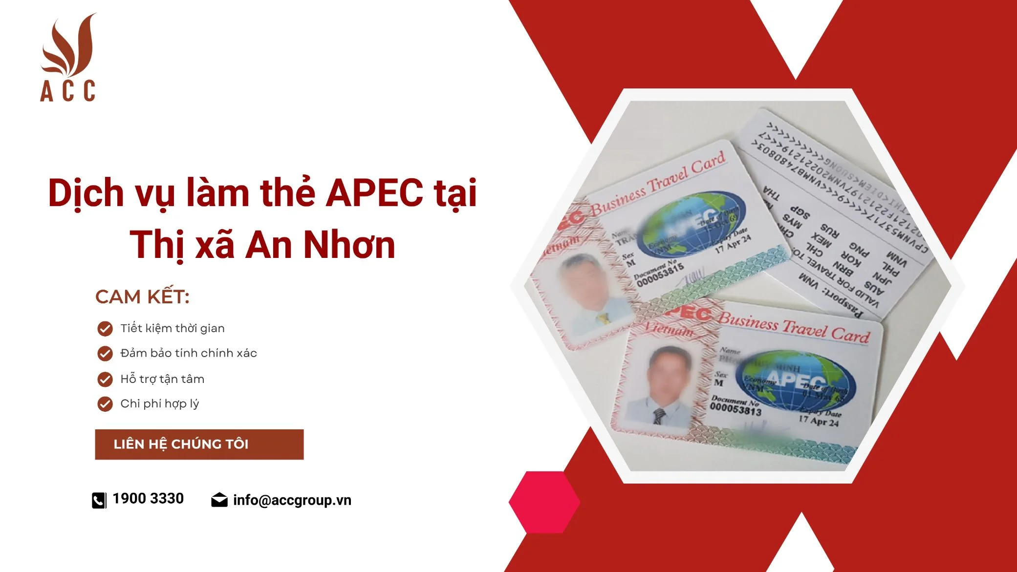 Dịch vụ làm thẻ APEC tại Thị xã An Nhơn