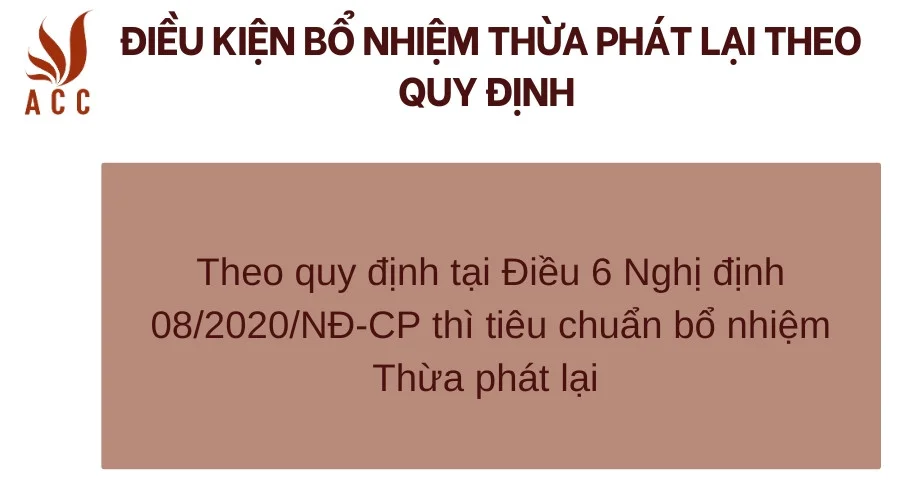 Điều kiện bổ nhiệm thừa phát lại theo quy định