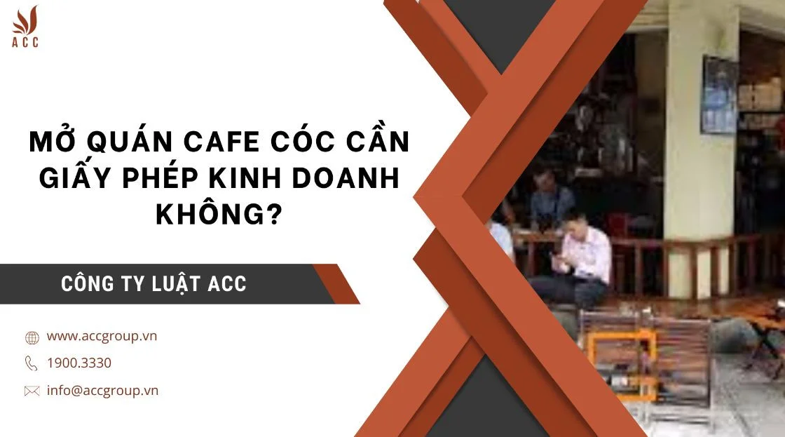 Mở quán cafe cóc có cần giấy phép kinh doanh không?