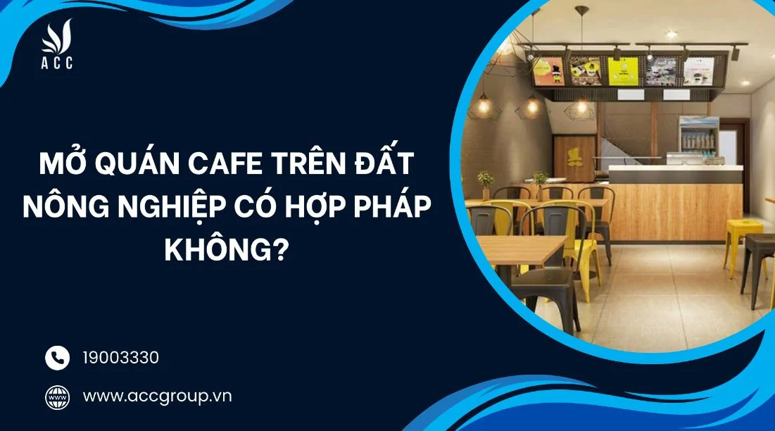 Mở quán cafe trên đất nông nghiệp có hợp pháp không?