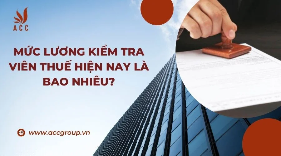 Mức lương kiểm tra viên thuế hiện nay là bao nhiêu?