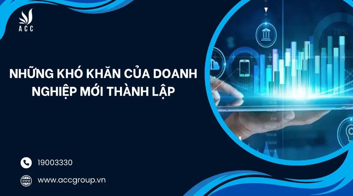 Những khó khăn của doanh nghiệp mới thành lập