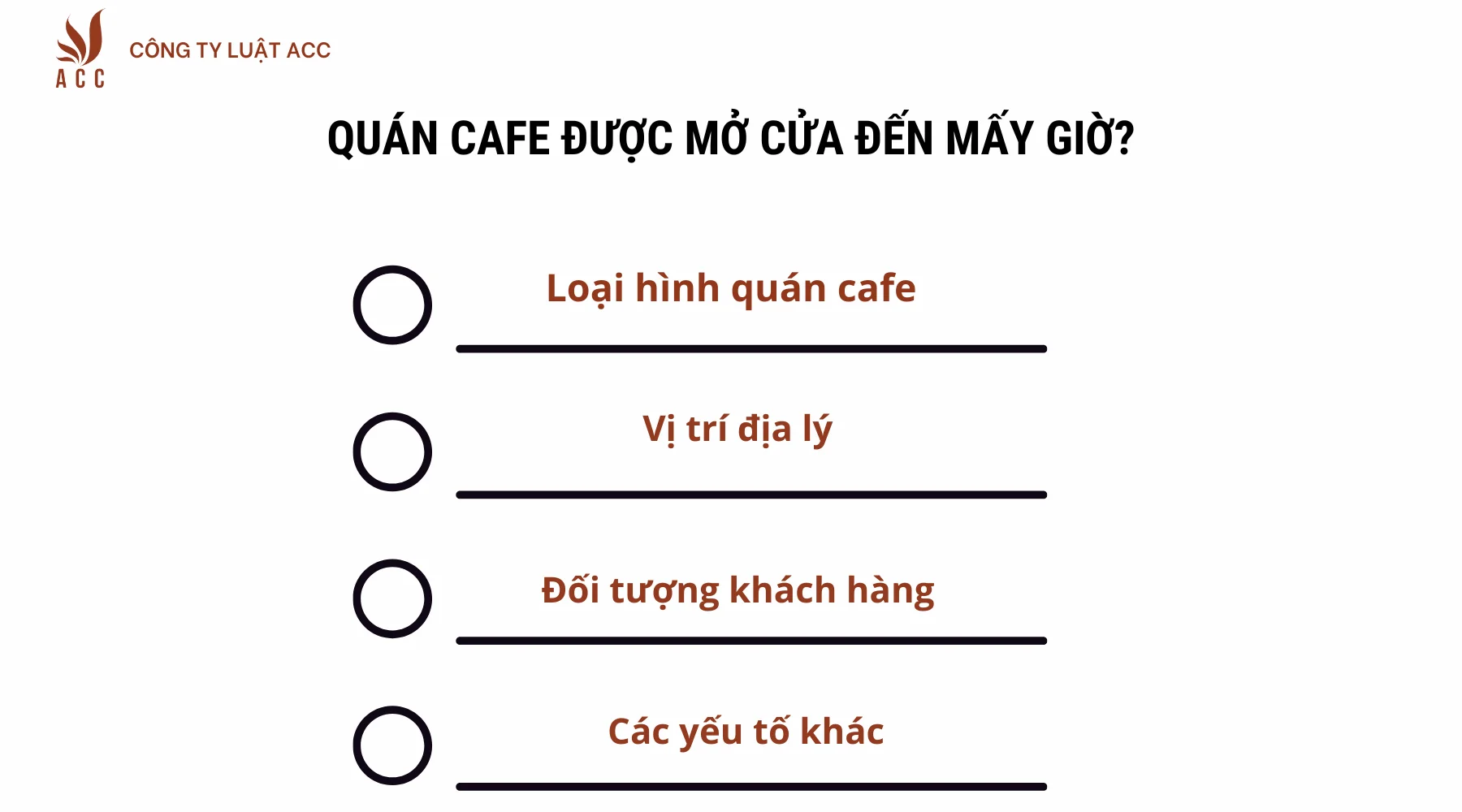  Quán cafe được mở cửa đến mấy giờ?