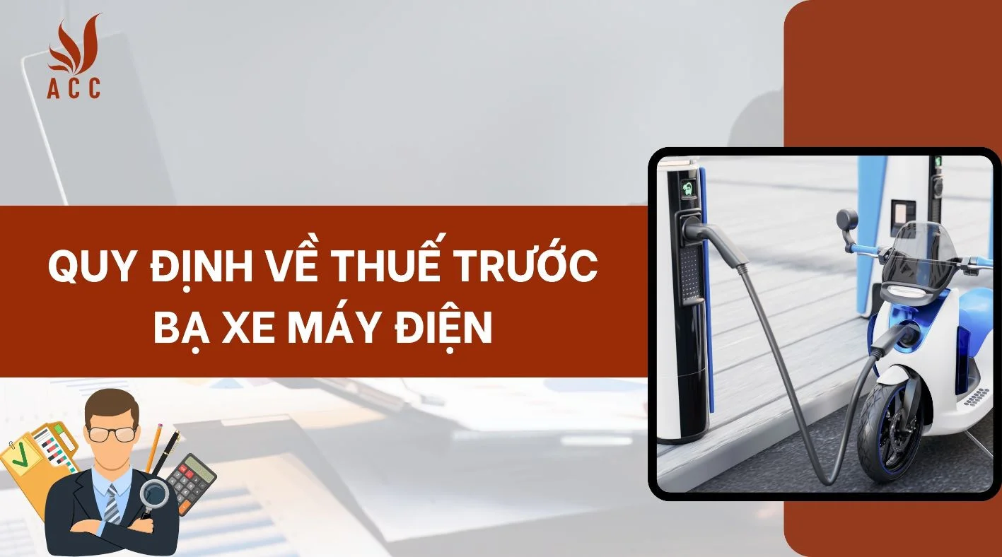 Quy định về thuế trước bạ xe máy điện