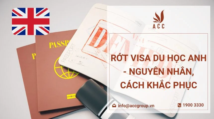 Rớt visa du học Anh - Nguyên nhân, cách khắc phục