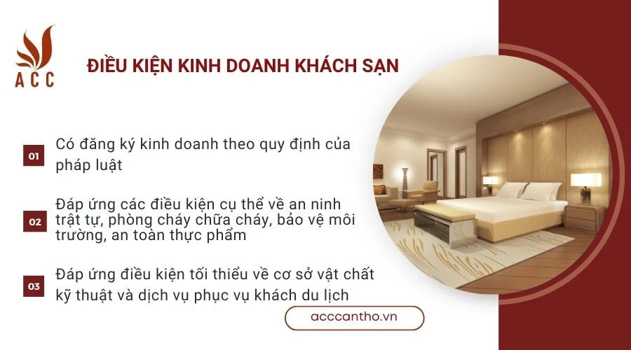 Điều kiện kinh doanh khách sạn trên đất sản xuất kinh doanh