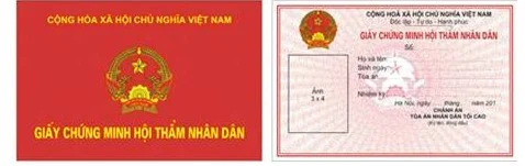 Mẫu giấy chứng minh hội thẩm nhân dân