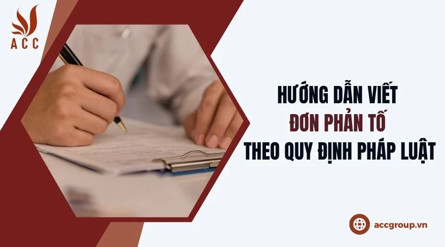 Hướng dẫn viết đơn phản tố theo quy định pháp luật