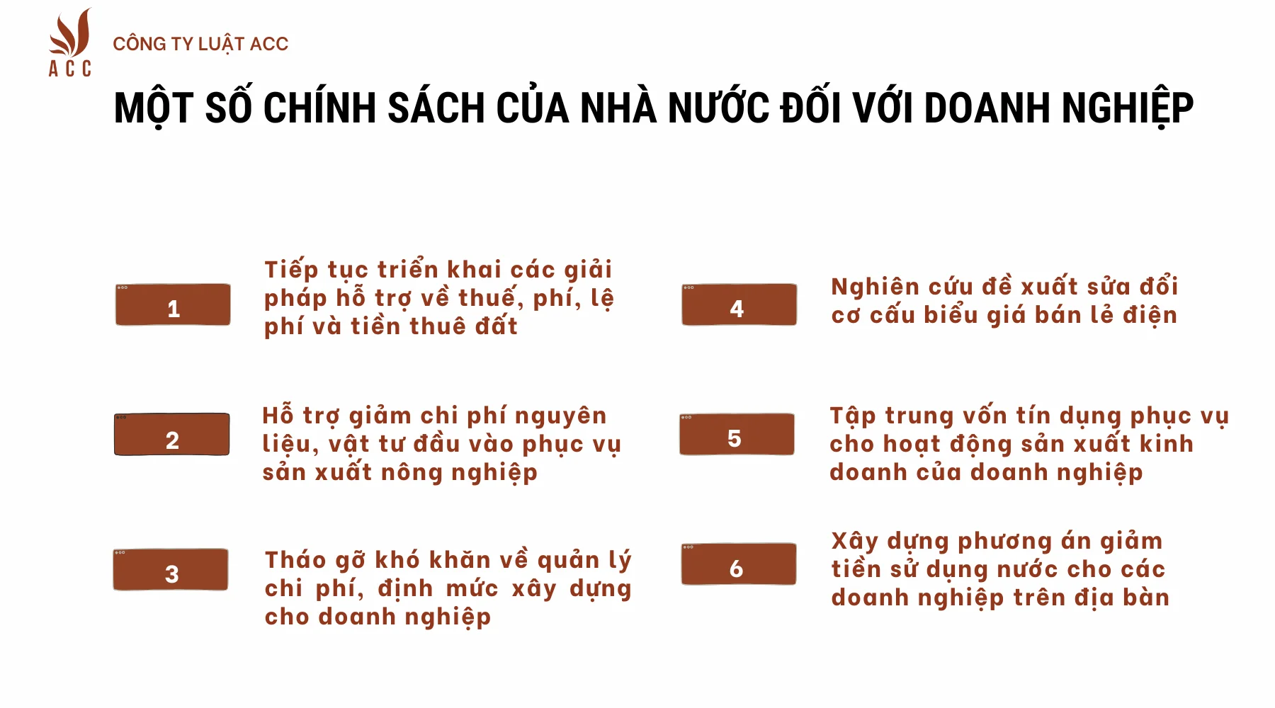 Một số chính sách của Nhà nước đối với doanh nghiệp hiện nay