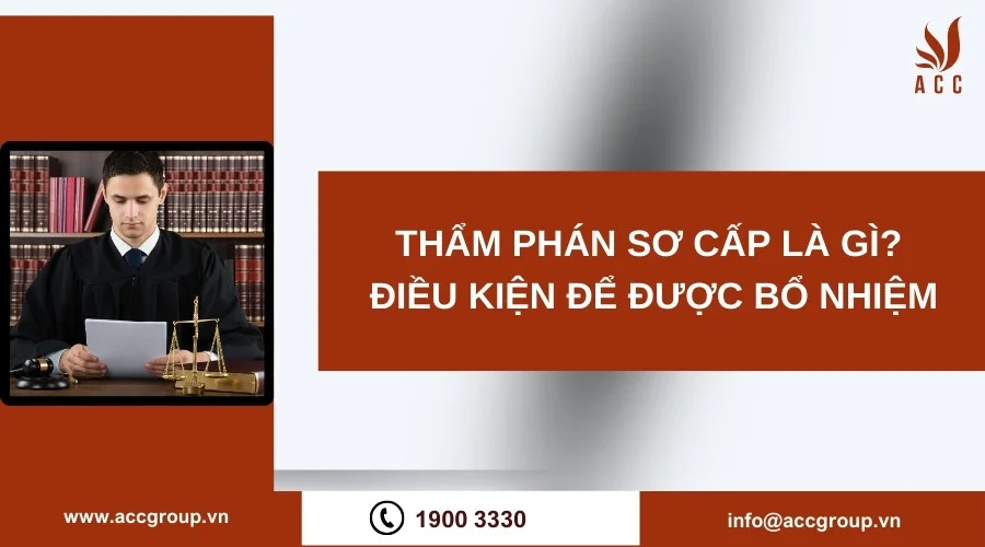 Thẩm phán sơ cấp là gì? Điều kiện để được bổ nhiệm