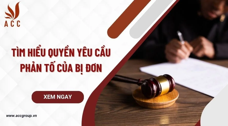 Tìm hiểu quyền yêu cầu phản tố của bị đơn