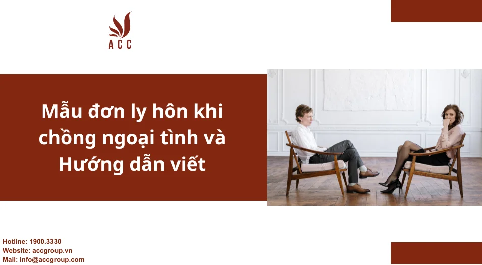 Mẫu đơn ly hôn khi chồng ngoại tình và Hướng dẫn viết