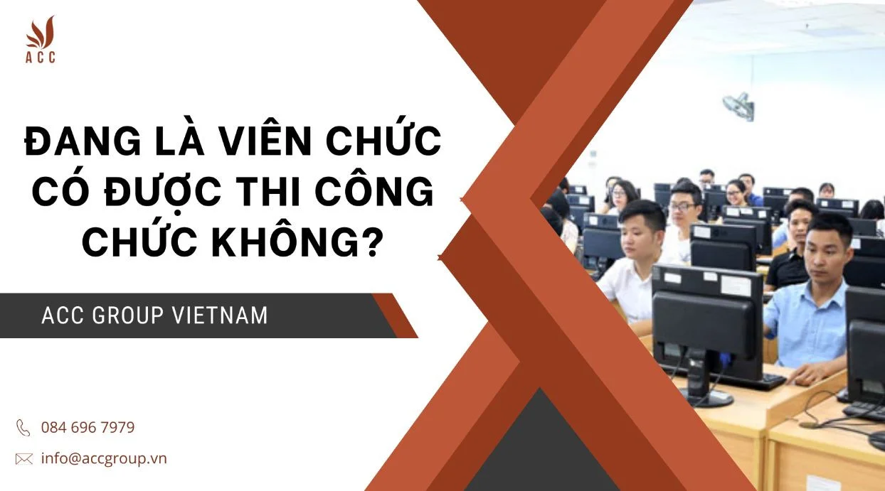 Đang là viên chức có được thi công chức không?