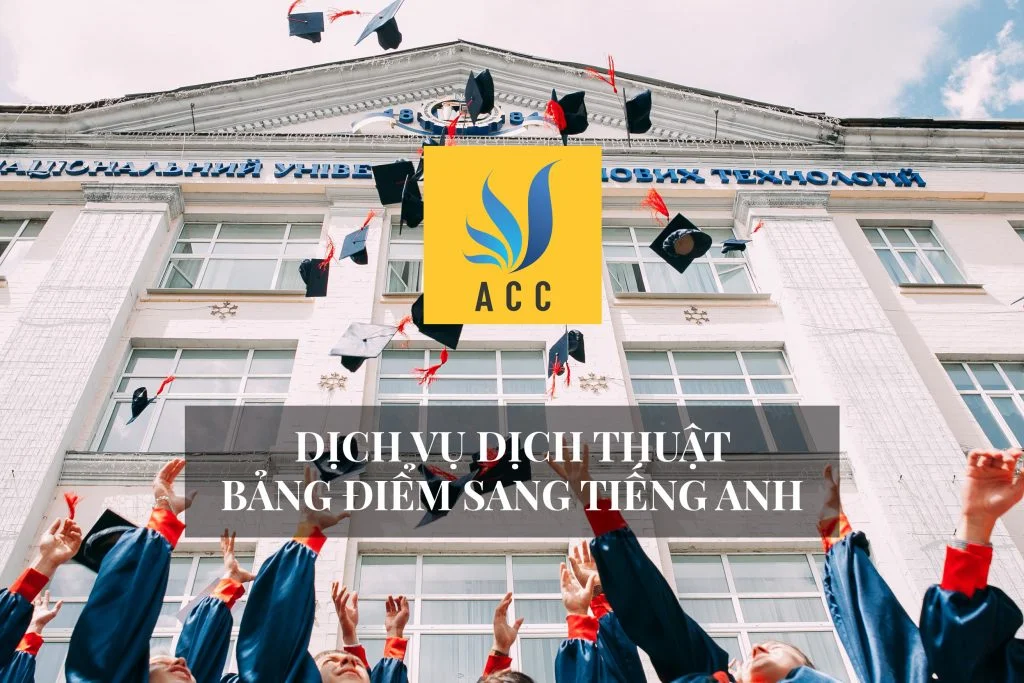 Dịch vụ dịch thuật bảng điểm sang tiếng Anh