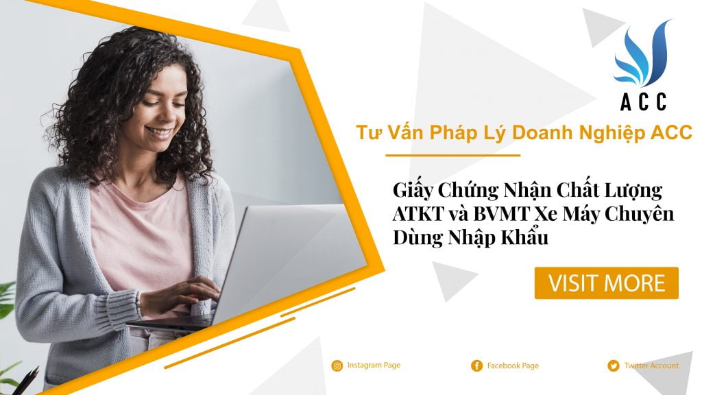 Thủ tục xin Giấy chứng nhận chất lượng an toàn kỹ thuật và bảo vệ môi trường xe máy chuyên dùng nhập khẩu